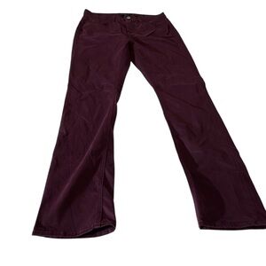 Jen 7 by Seven for all Mankind size 12 maroon or plum  straight leg pants